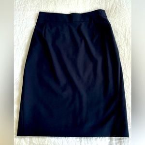 Theory navy blue Joanie pencil skirt